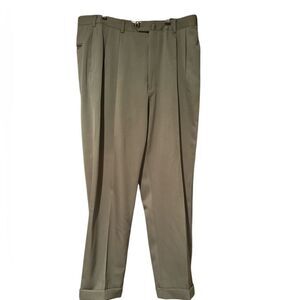 Tommy Hilfiger Olive Trousers Dress Pants Size 36/32